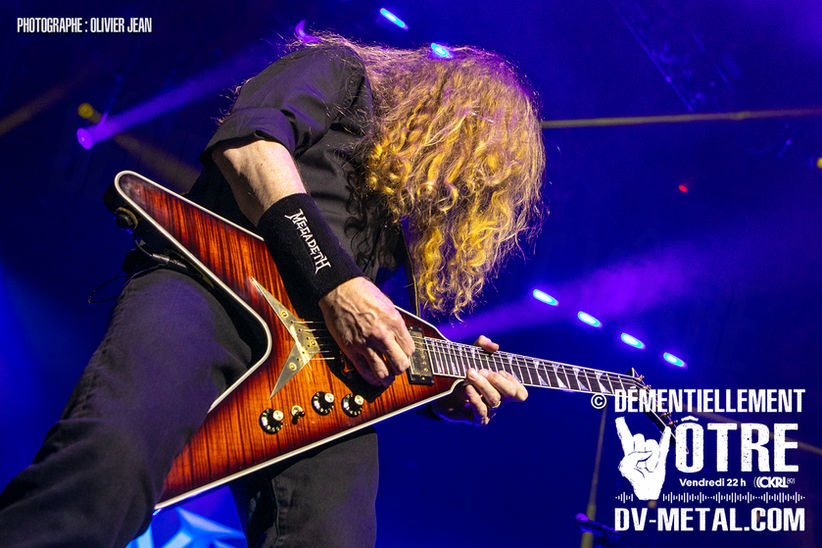 Dave Mustaine Megadeth live au Centre Vidéotron de Québec 6 mars 2026