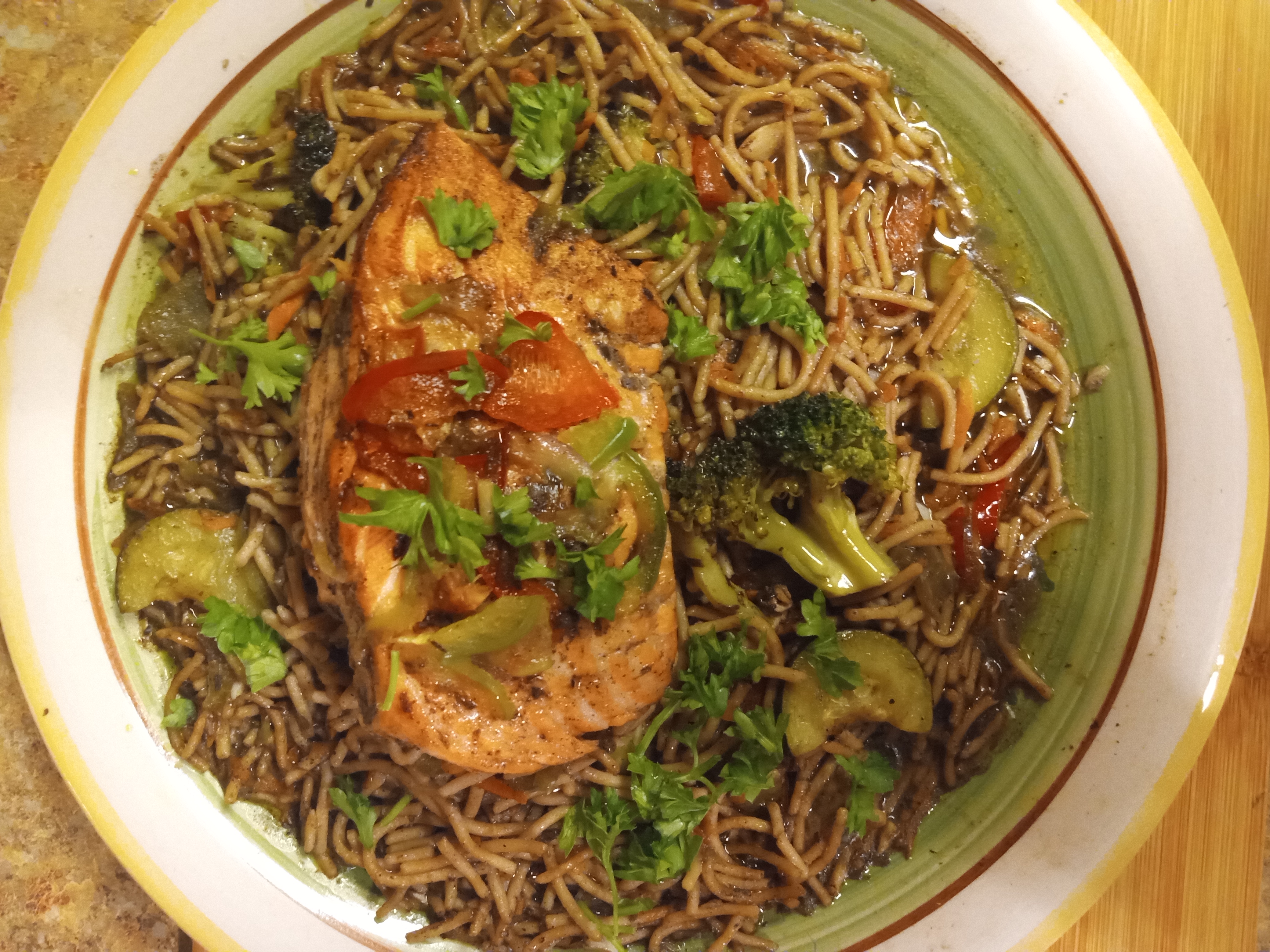 Arranged Food and Objects