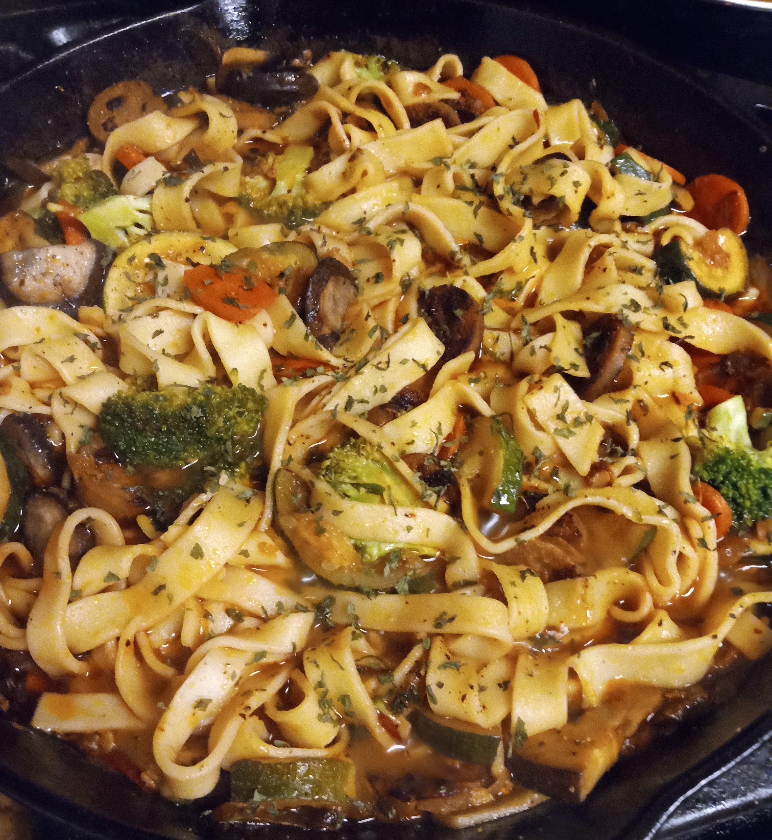 Arranged Food and Objects