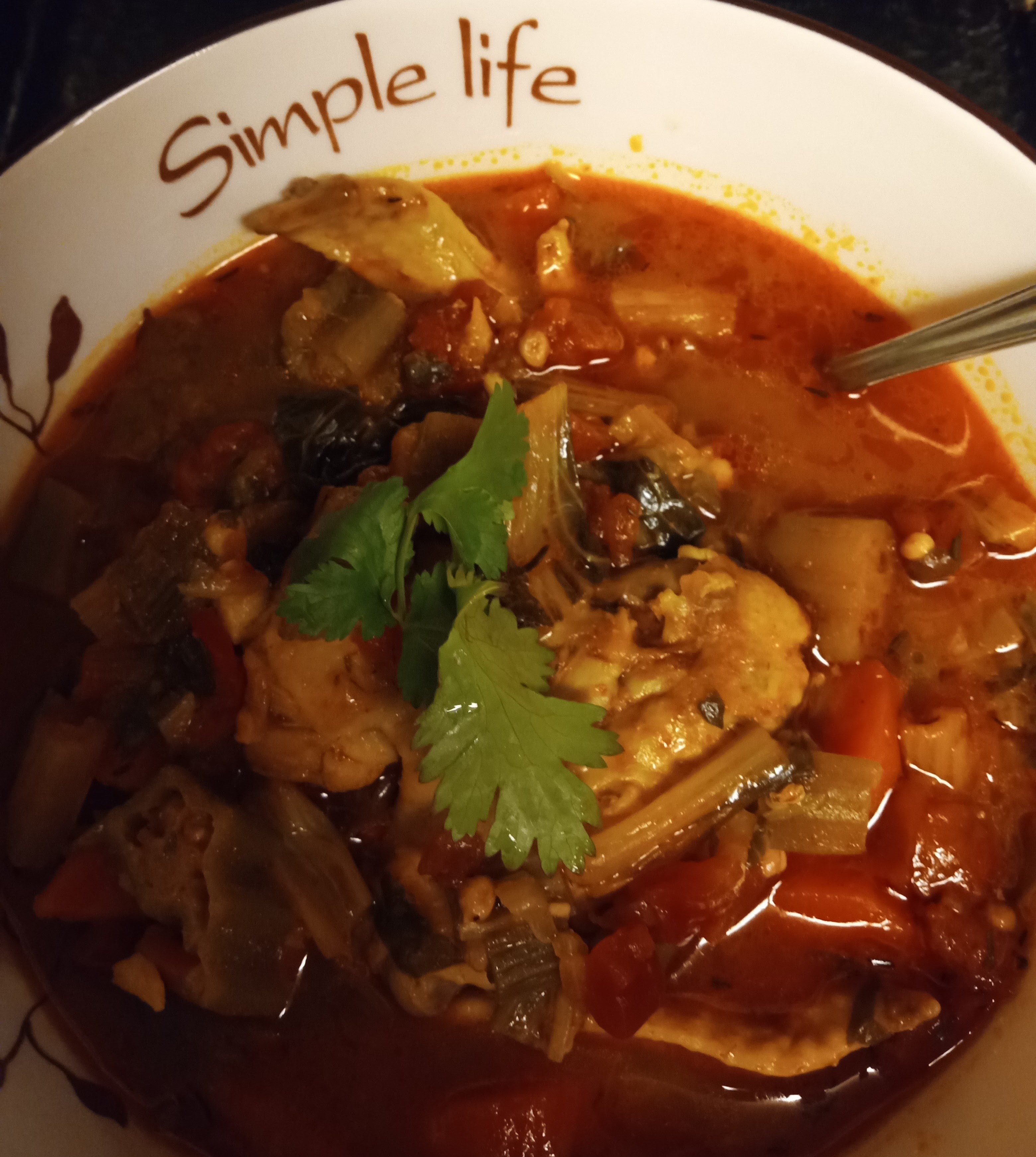 Arranged Food and Objects