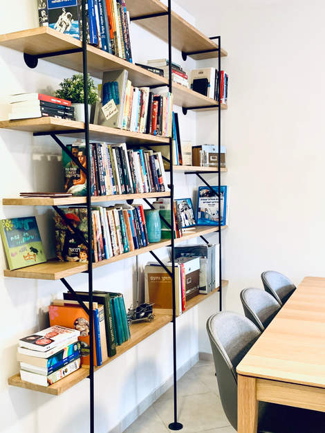 • Pipes bookshelves