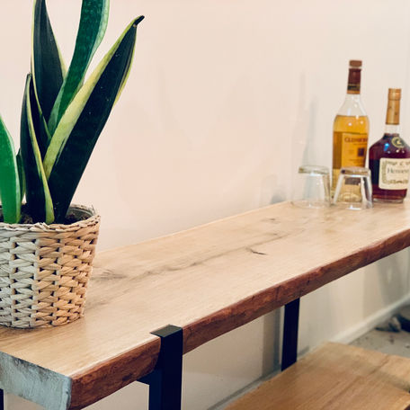 • Oak TV stand