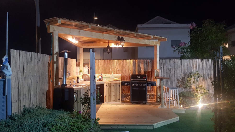 Outdoor kitchen HPL