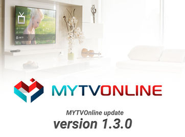 MYTVOnline Version 1.3.0 Update