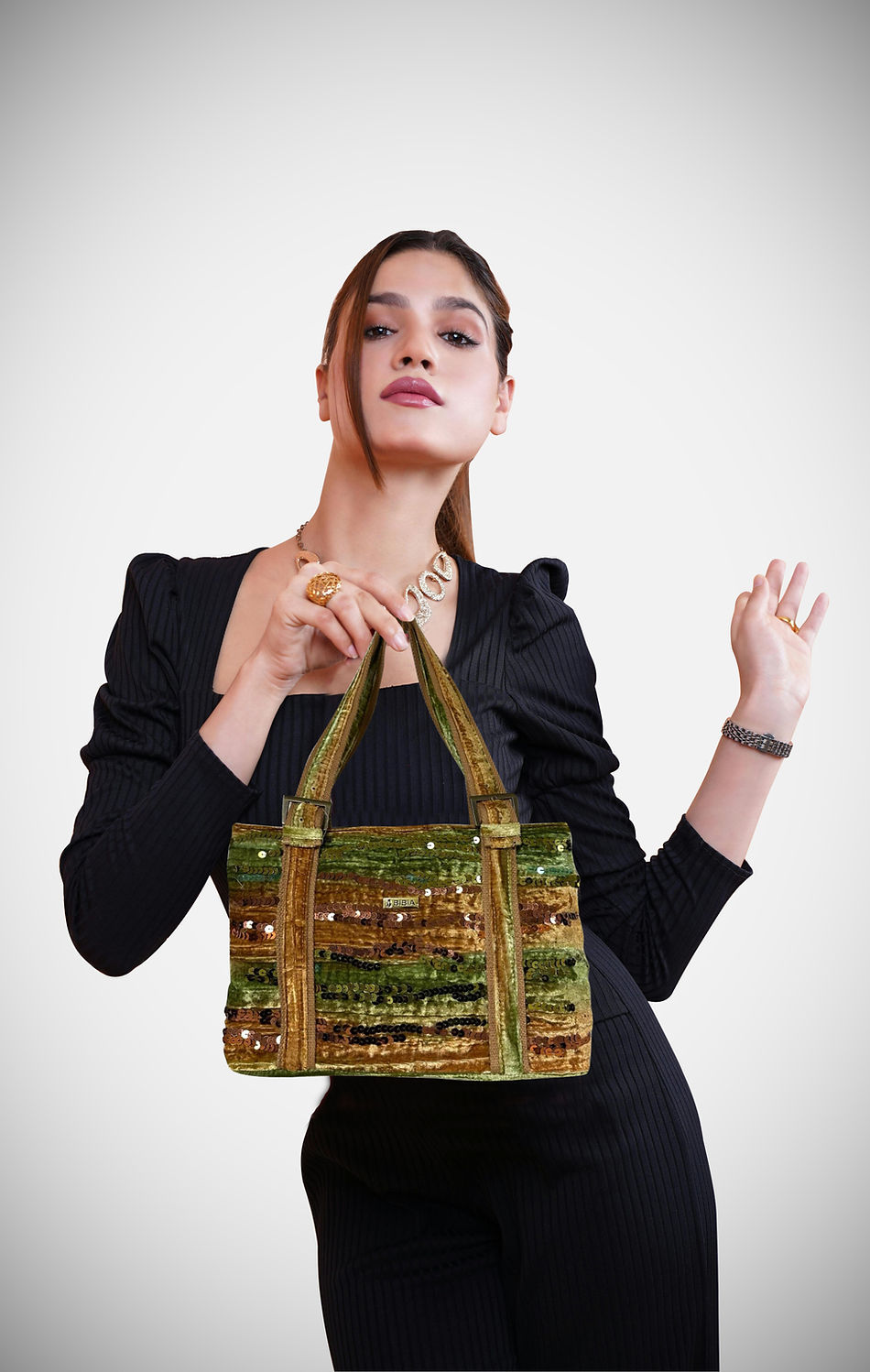 BIBIA Sequins Purse Bag