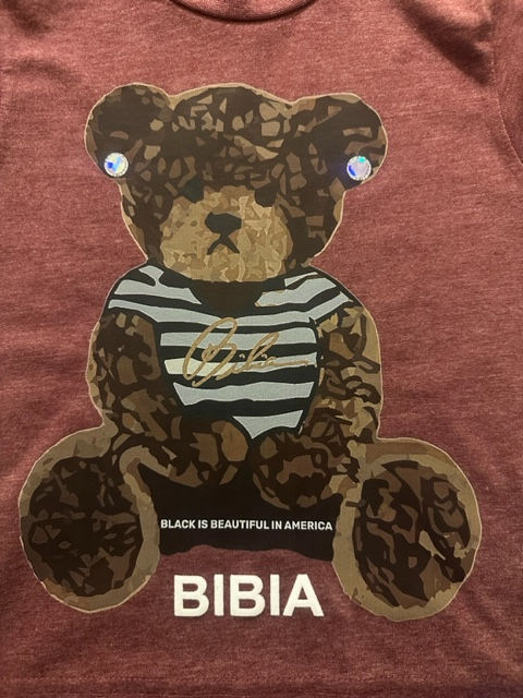 Thumbnail: BIBIA Brown Camouflage Seamless Teddy Bear