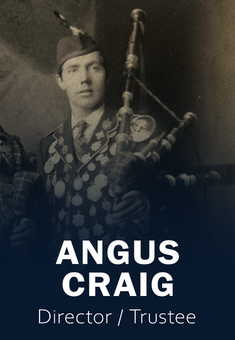 Angus Craig, one of the first directors and trustees of the Utah Pipe Band