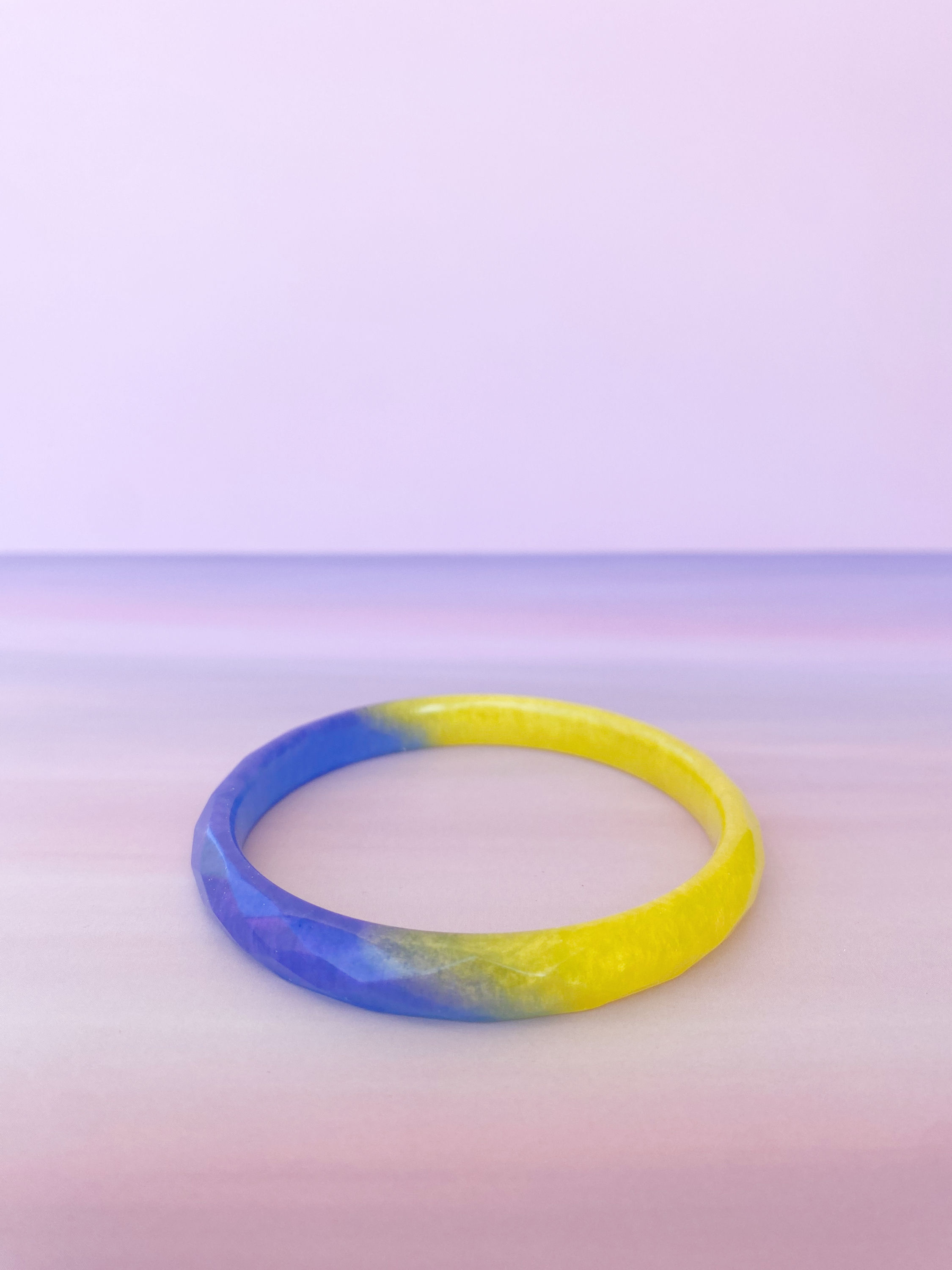 Bracelet sunset jaune et bleu