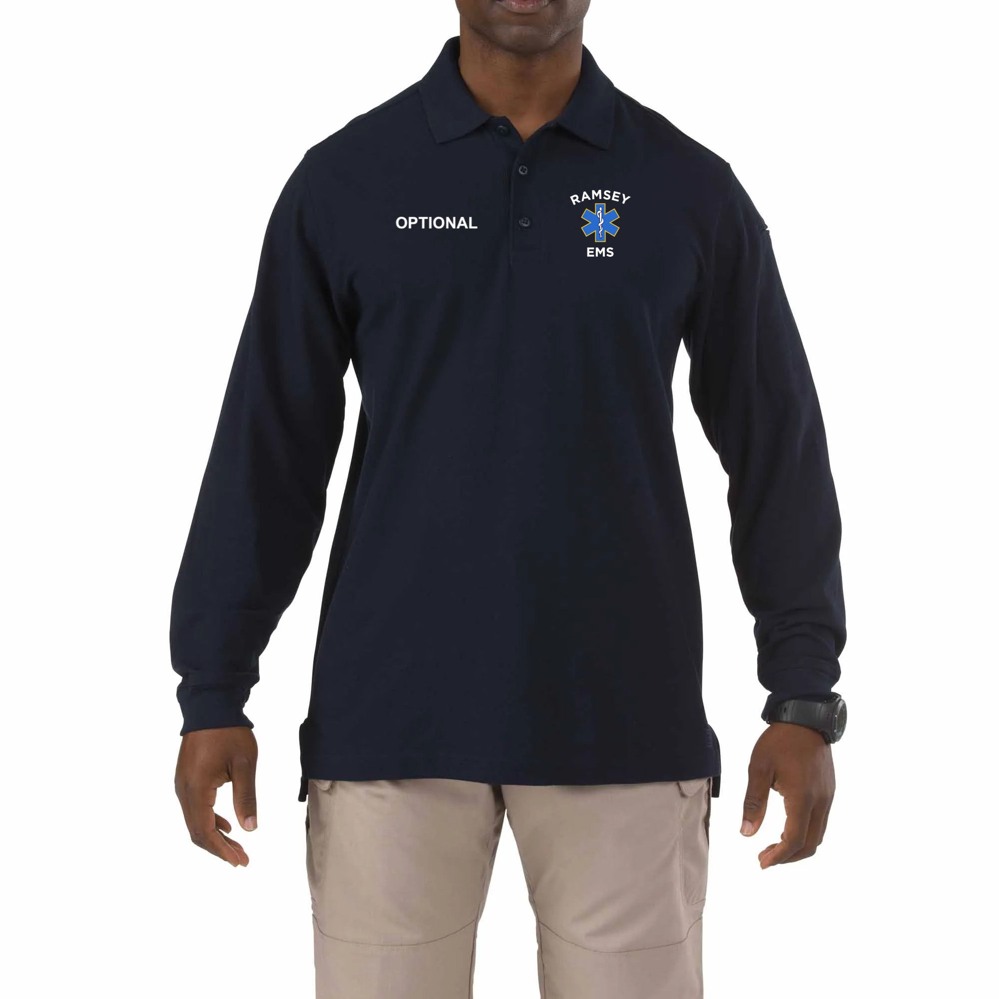 Ramsey EMS 5.11 Utility Long Sleeve Polo (5-72057)