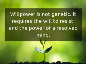 When You Struggle with Willpower