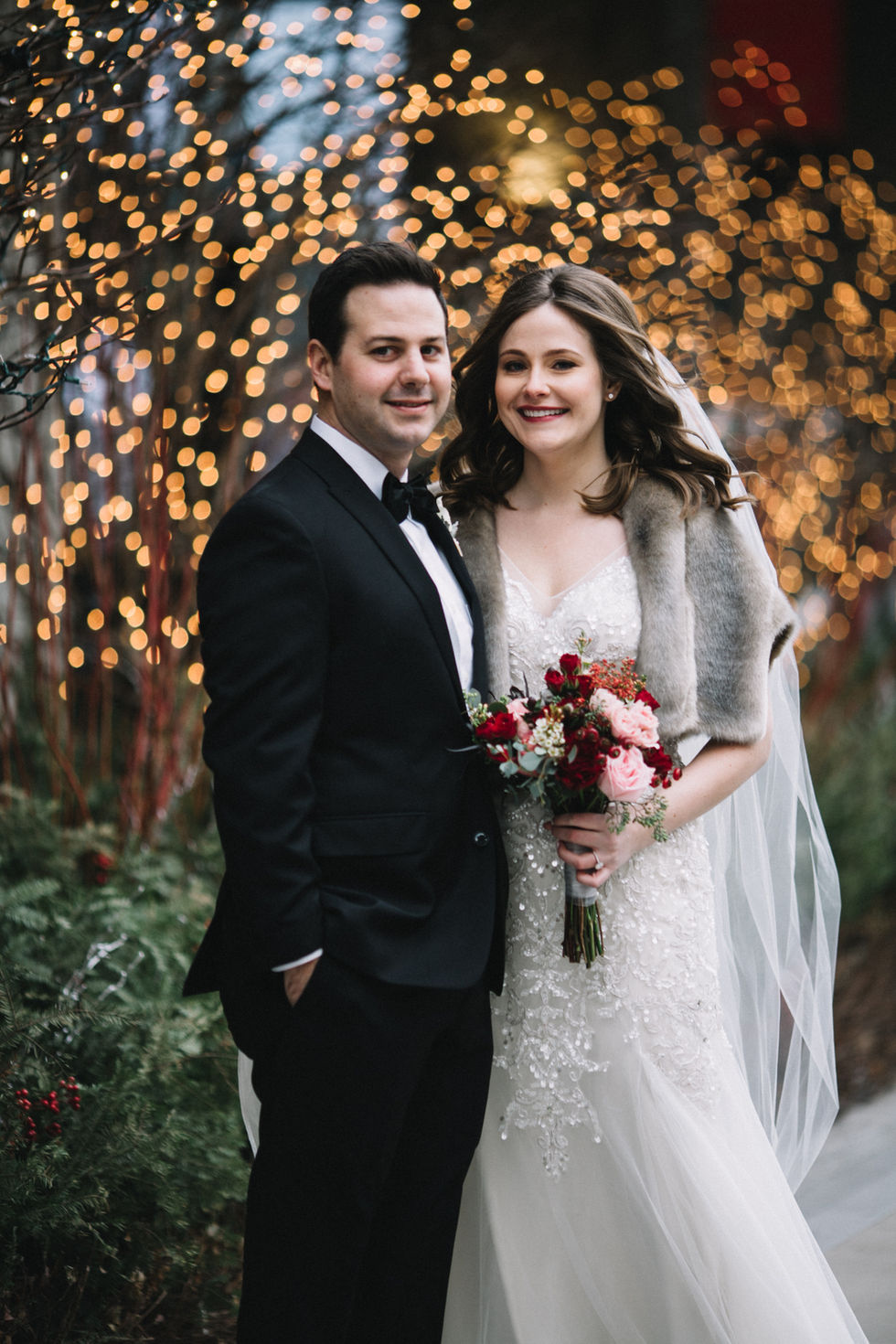 Real Wedding: Jenna and Craig's New Year's Eve Wedding in Chicago