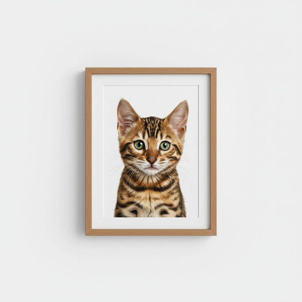 Bengal Kitten Portrait