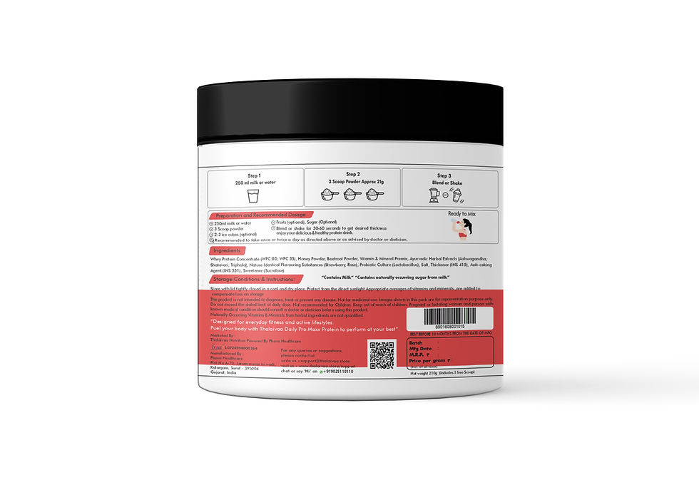 Thumbnail: DAILY PRO-MAX PROTEIN  Strawberry + Rose Flavour