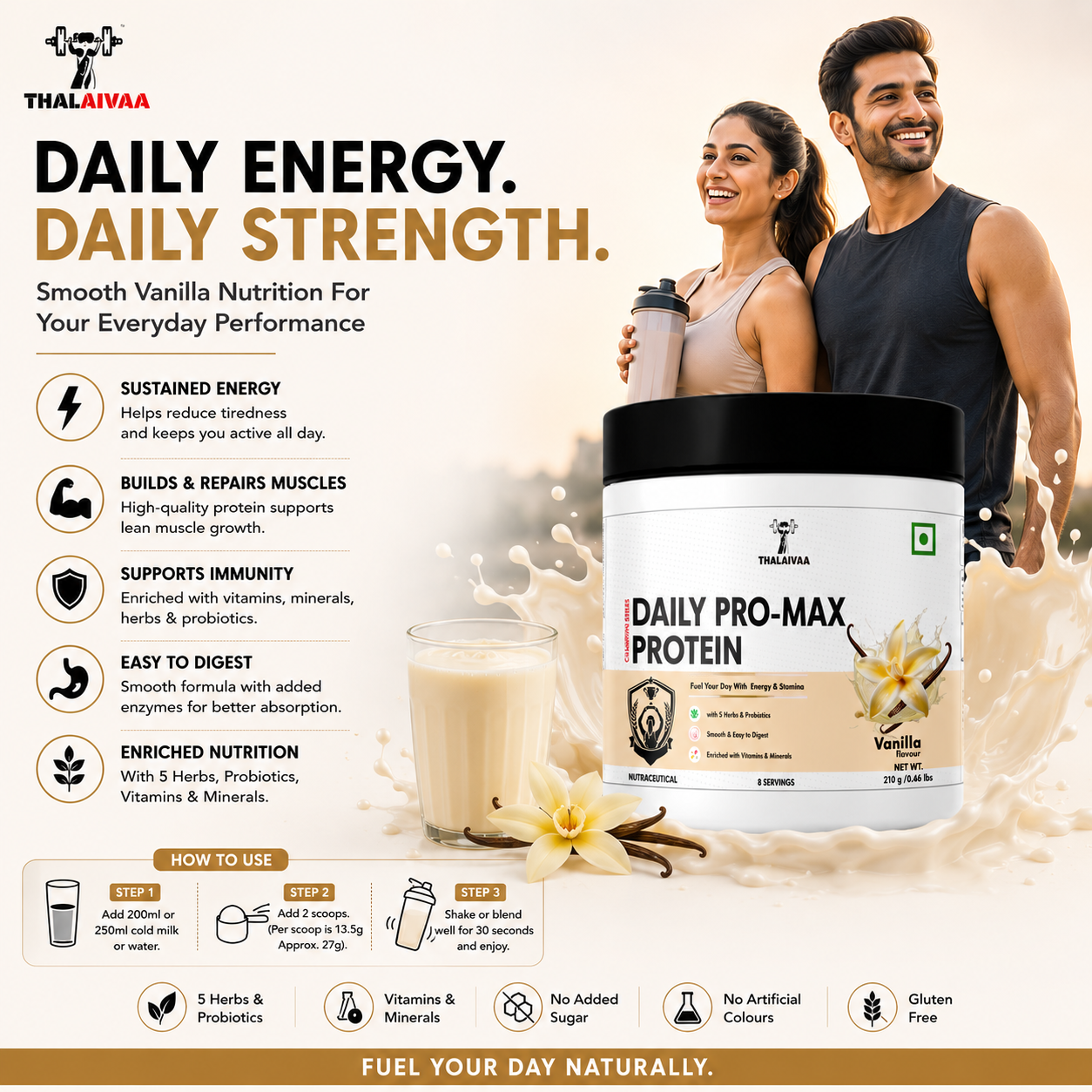 DAILY PRO - MAX PROTEIN -VANILLA
