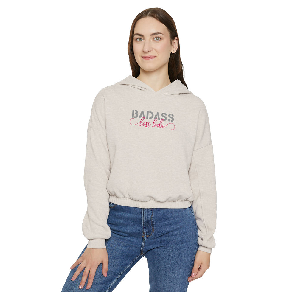 Thumbnail: Women's Cinched Bottom Hoodie