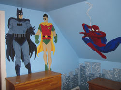 Super Hero Mural