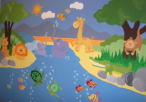 Animal Nursery Mural