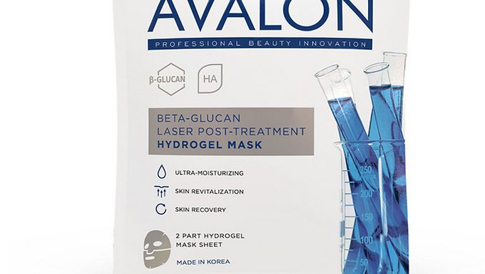 Avalon Beta-Glucan Laser Post-Treatment Hydrogel Mask - 30g (Korea)