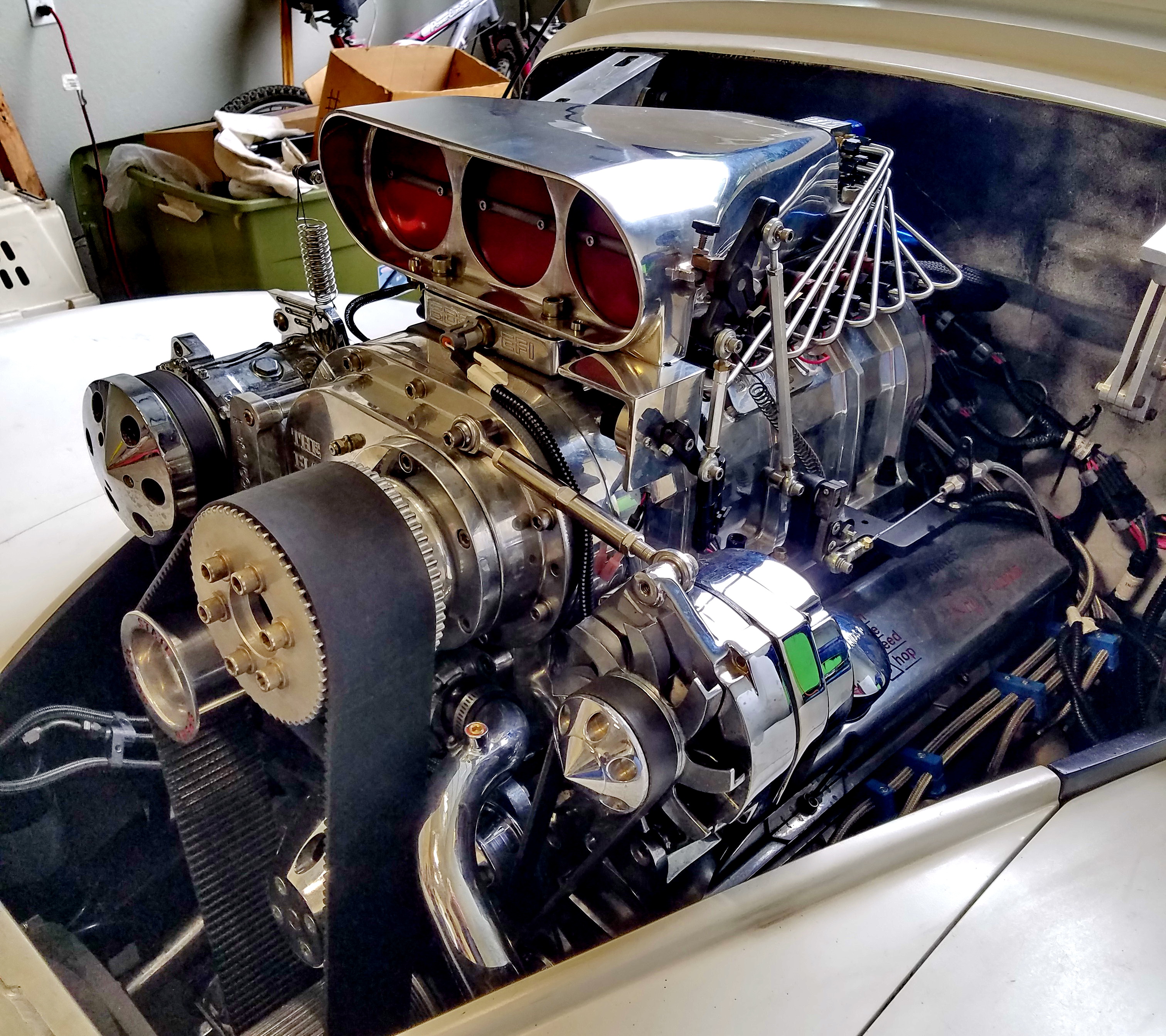 16 injector blown small block