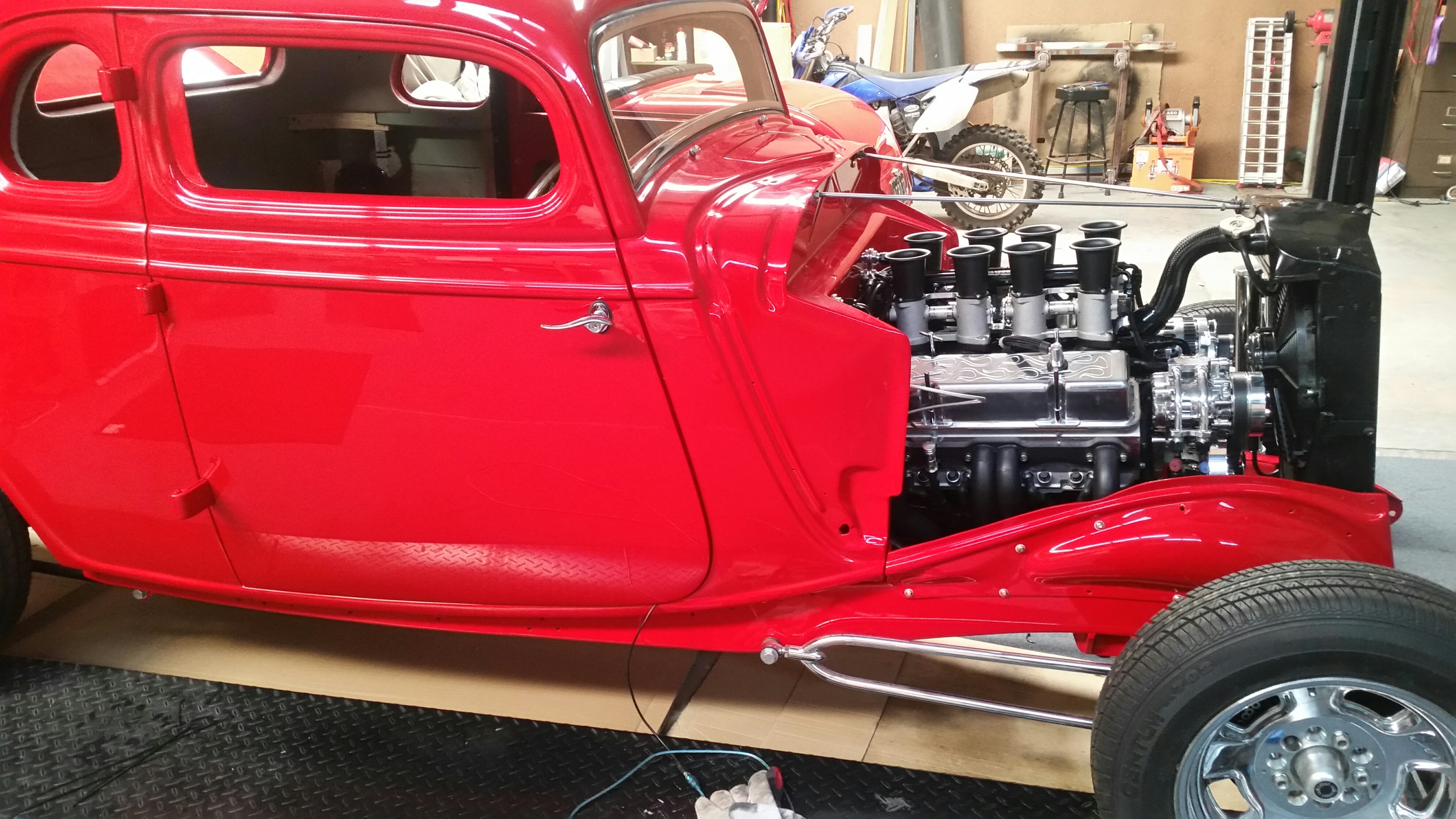 SBC 8 stack running Holley
