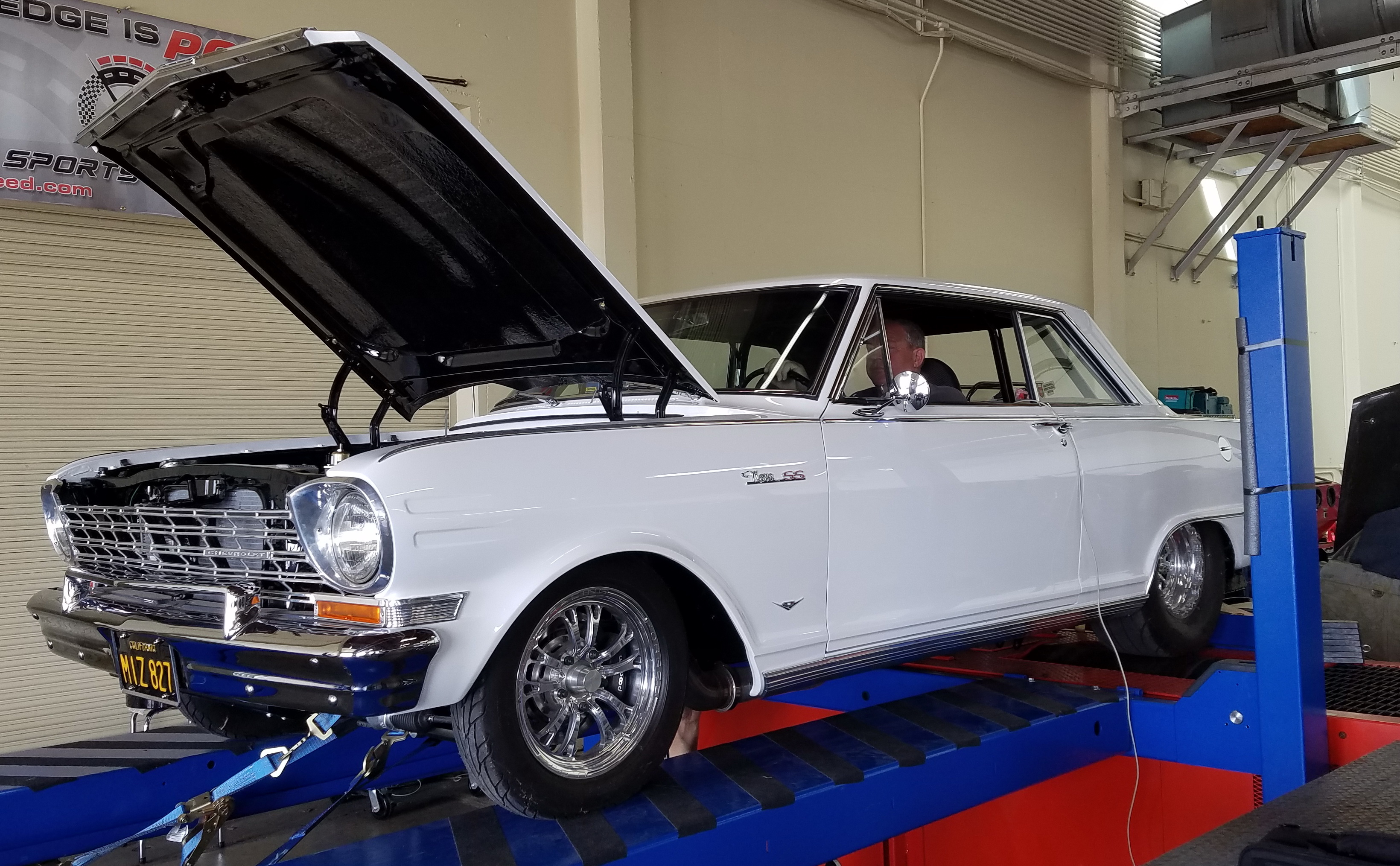 Chev-II on dyno 2
