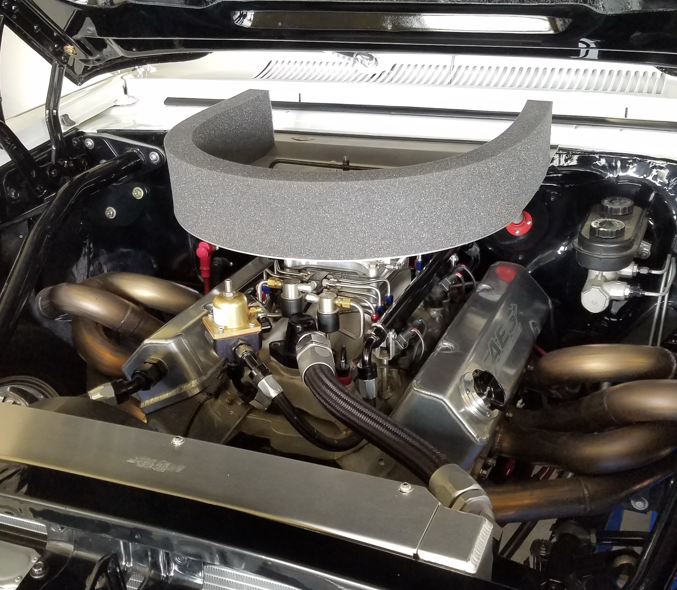 Chev-II engine on dyno