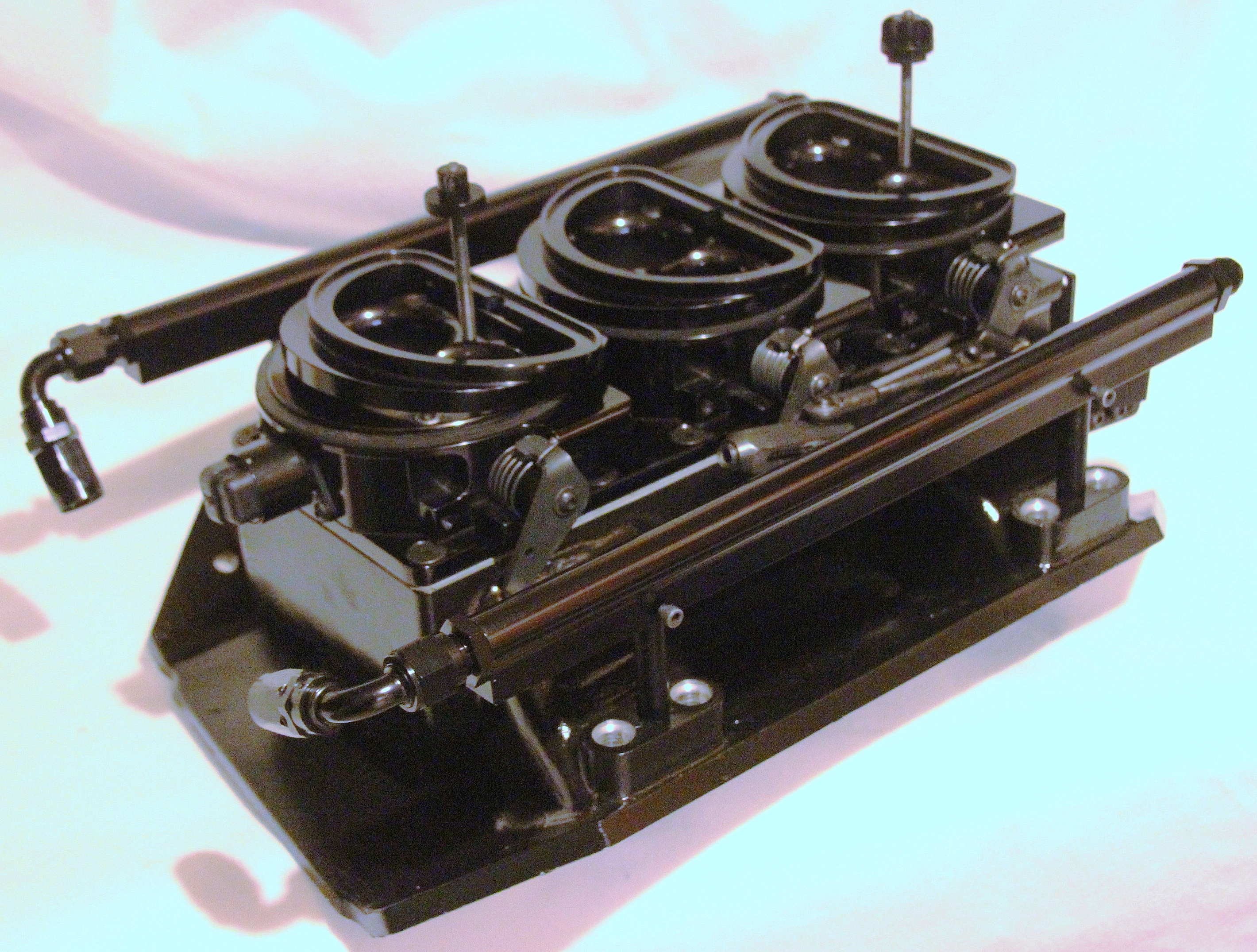 Black Six Pack EFI Manifold