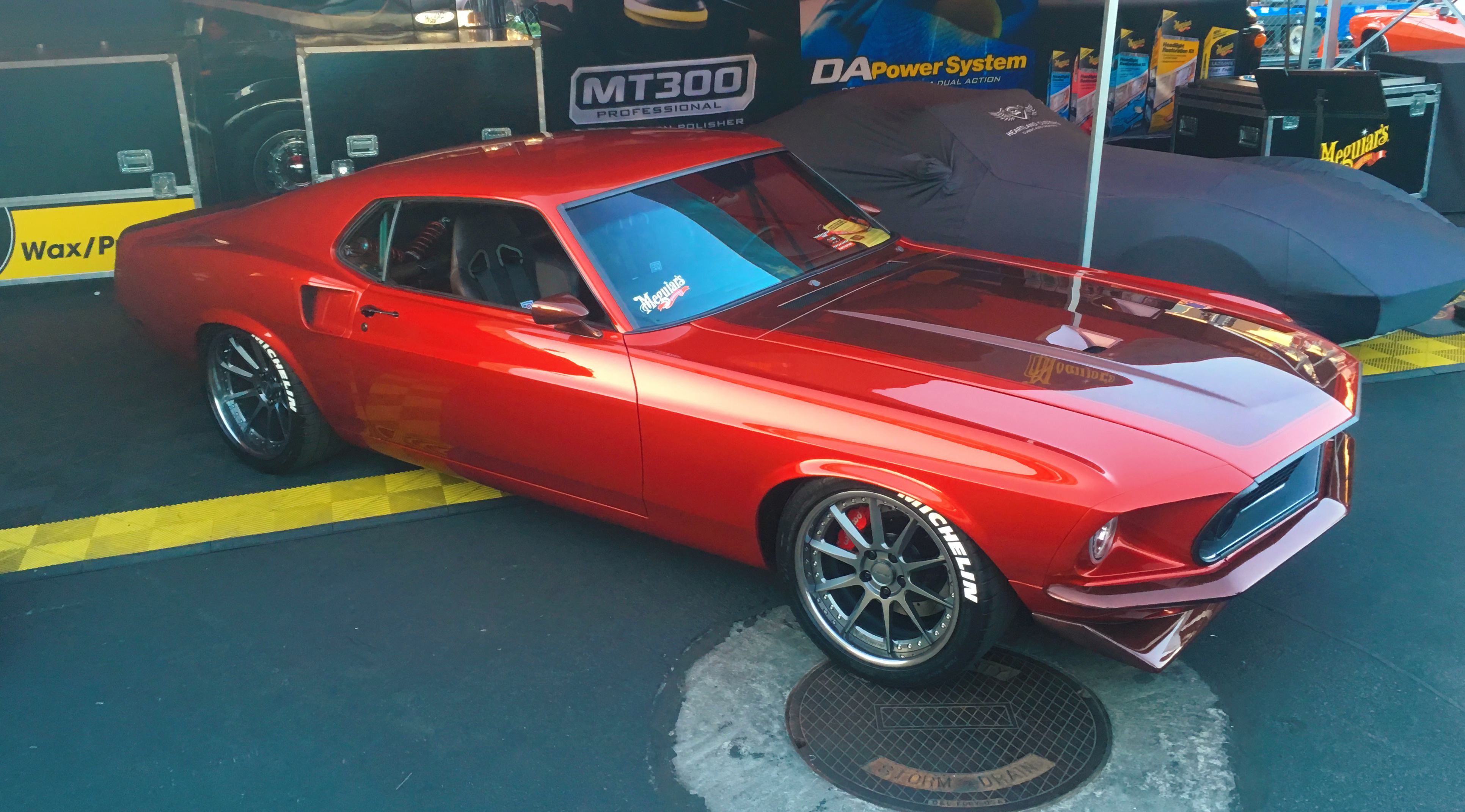 SEMA car at Meguiars booth