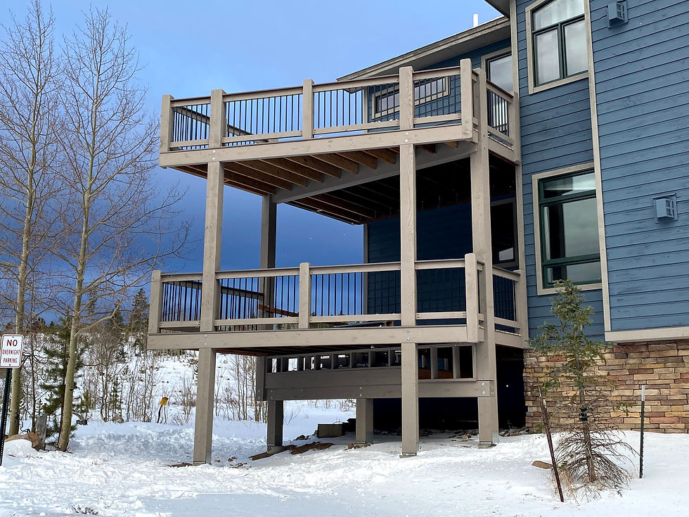 Multi Level Deck In Silverthorne