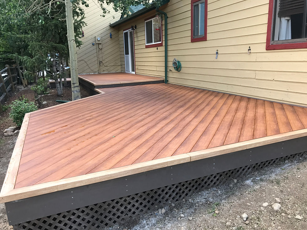 Ground Level Deck In Silverthorne