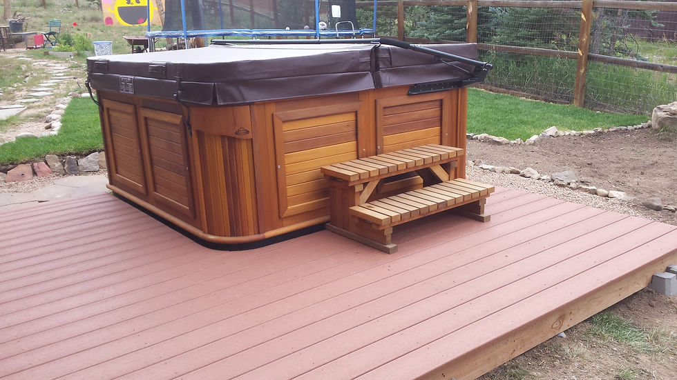 Hot Tub Deck In Summit Cove