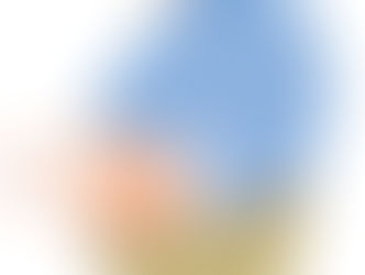 お腹の張りと腰痛に悩む男性のイラスト。精神的緊張による腹部の緊張を表現している。