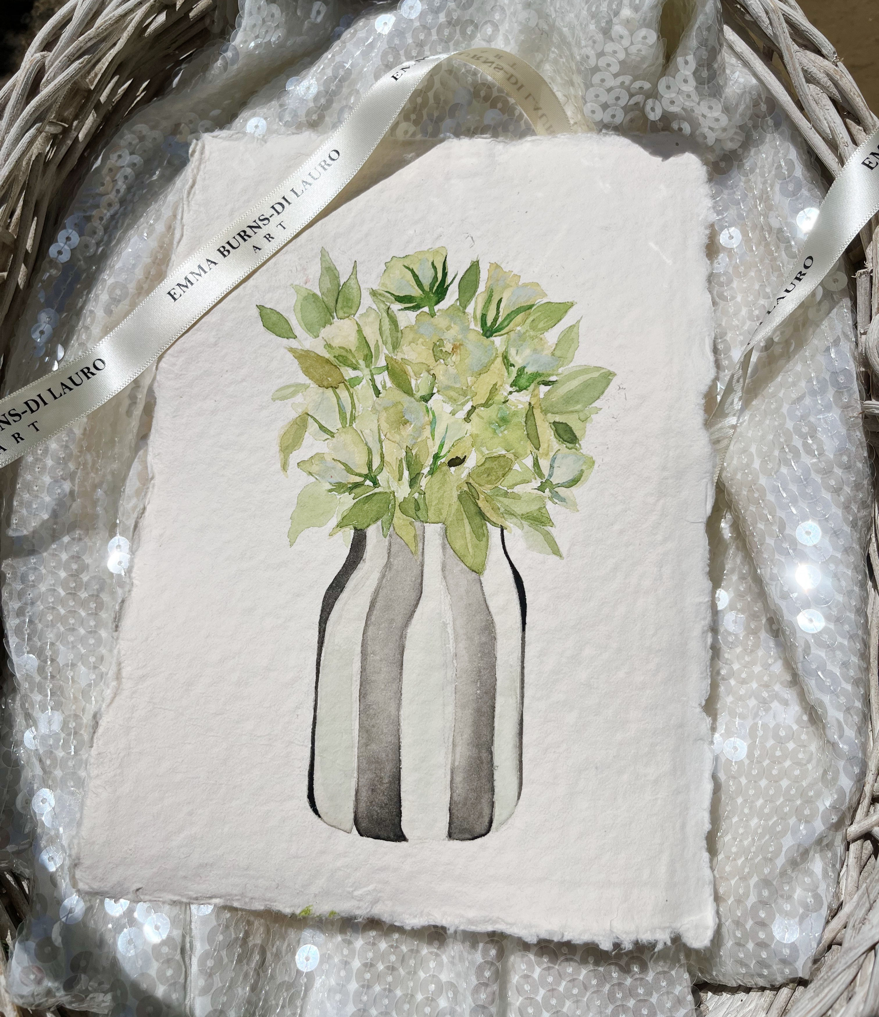 White Roses Original Watercolour