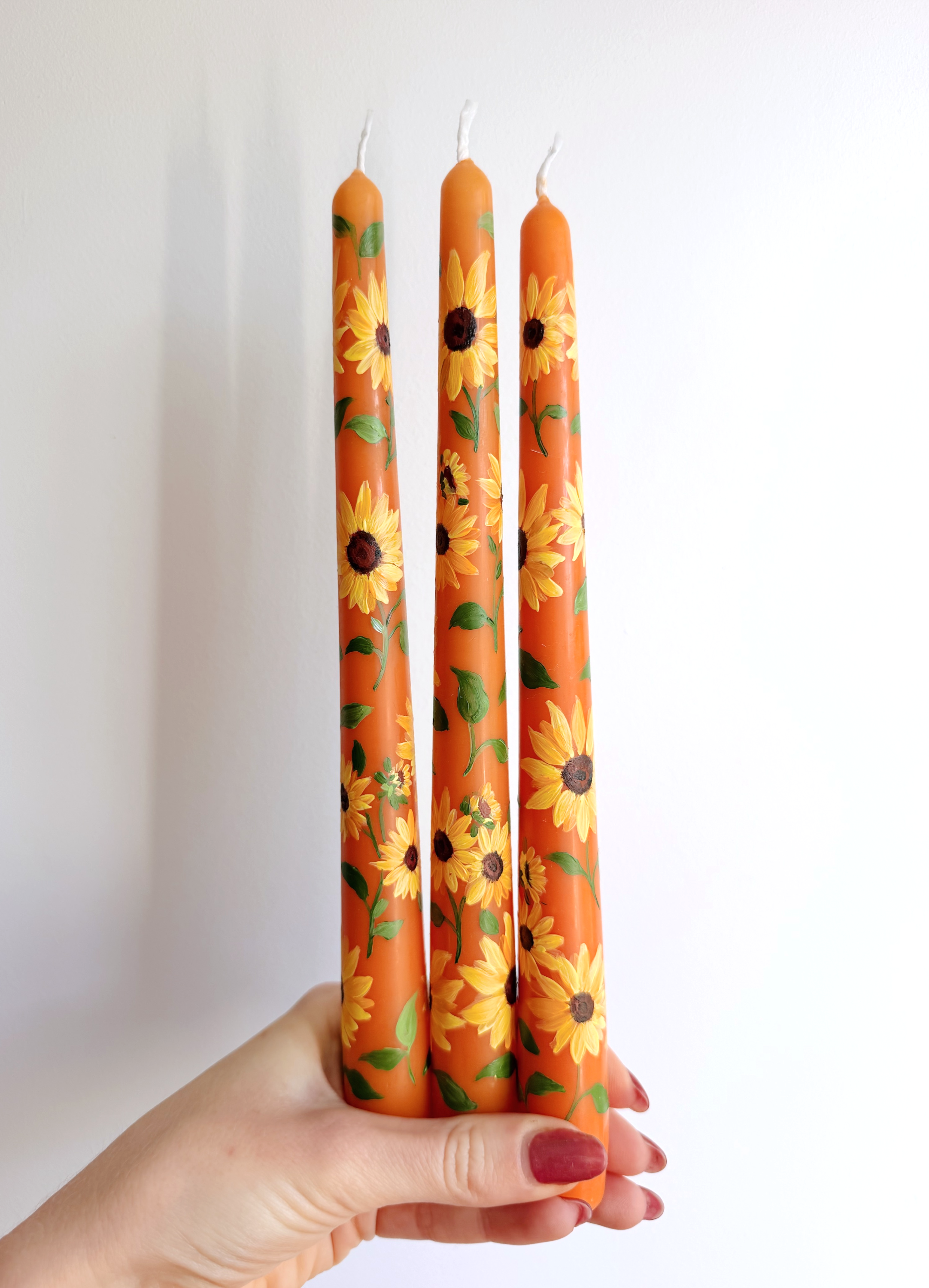Sunflower Candle Pair