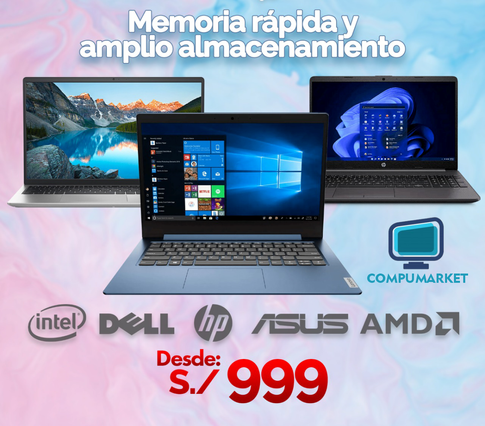  Desde S/.999.
No lo dejes pasar!