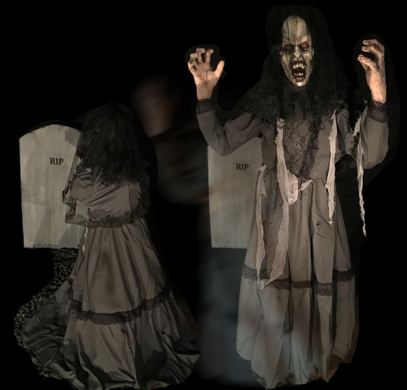 Mourner Turn and Lunge Animatronic