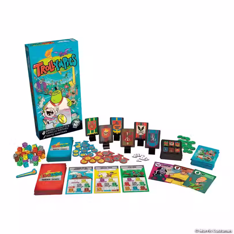 Trollympics Board Game for 3 to 6 Players