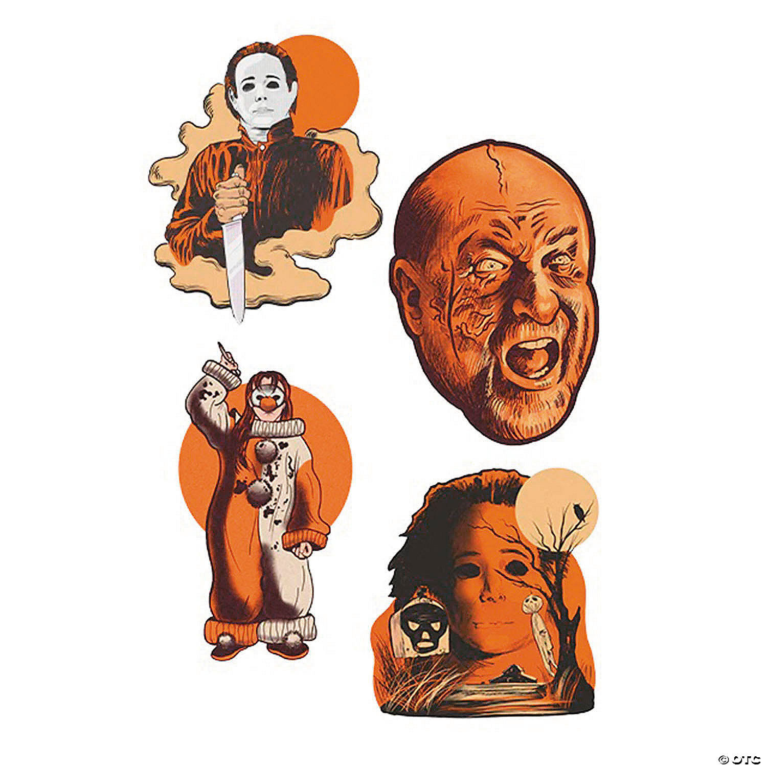 4 Pc. Halloween 4: The Return of Michael Myers™ Cutout Wall Decorations - Series