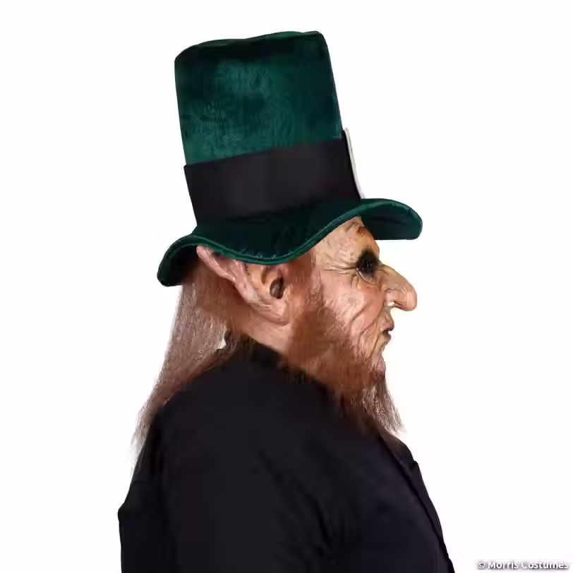 Thumbnail: Adults   Mythological Monsters Evil Leprechaun Latex Mask