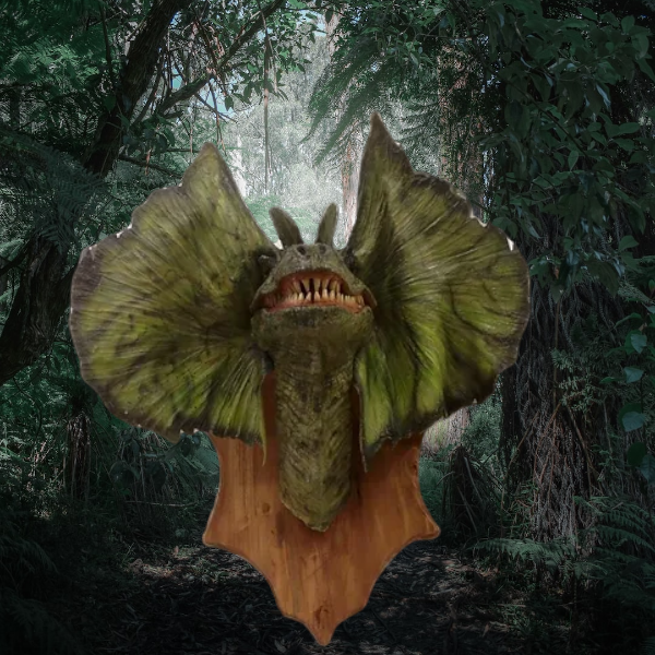 Dilophosauraus-Spitter-static display