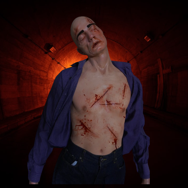 Slashed Alan Half Anatomical Dummy