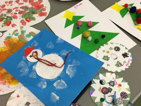 Christmas Crafts with Childminders
