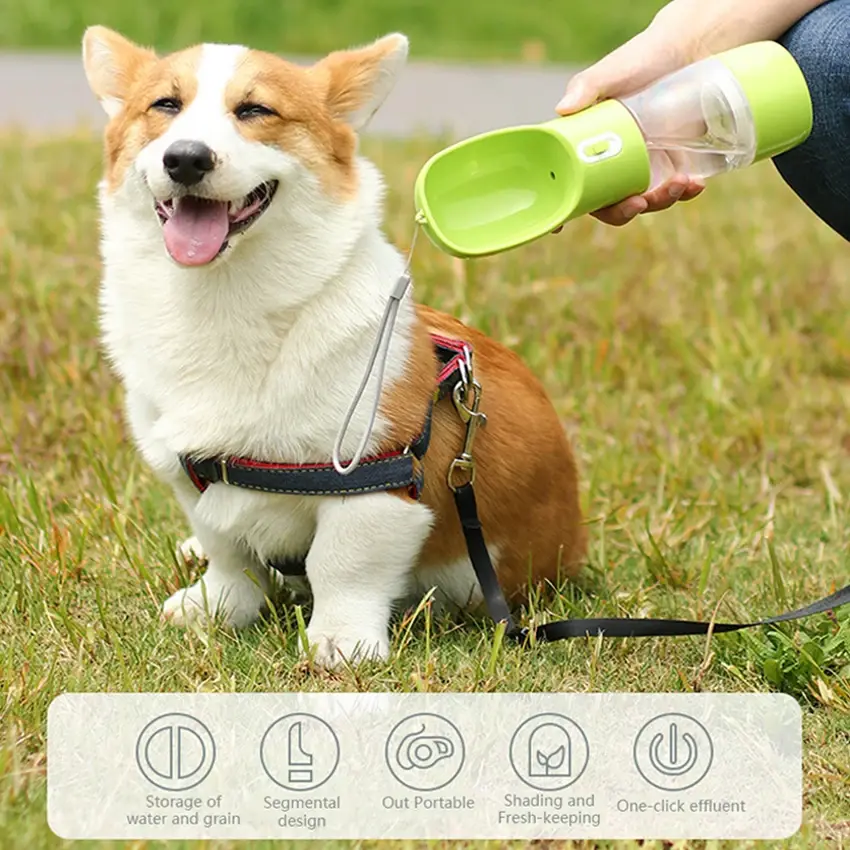 Thumbnail: Travel Pet Water Bottle/Feeder