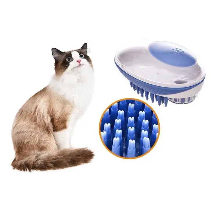 Thumbnail: Wholesale Pet Shampoo Pet Massage Bath Grooming Dog Brush Pet Massage Brushes
