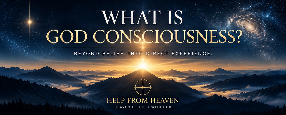 What is God Consciousness?