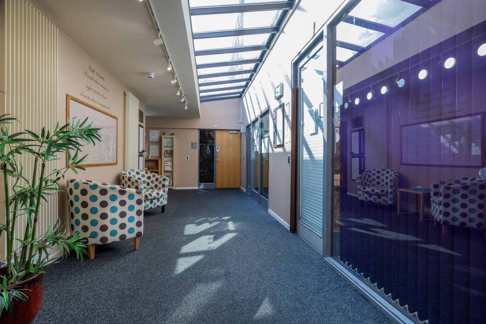 Refuge entrance hall