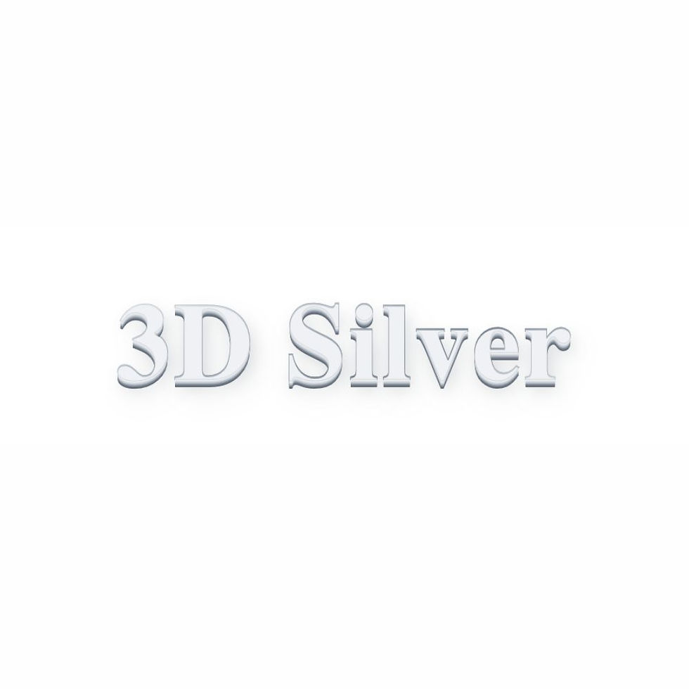 3d effect silver text wix studio CSS
