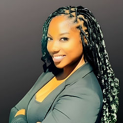 Circular portrait of Dr. Aleesha Young smiling beside the About Dr. Young section