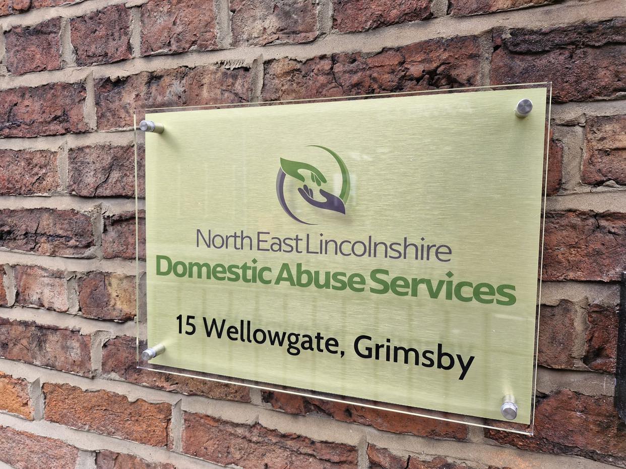 Domestic Abuse Services Hub Address Plaque