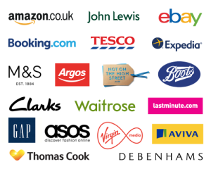 Easy fundraising retailers logos